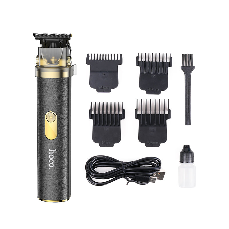 Hoco Retro Engraving Electric Hair Clipper - Black | HP22 Hoco Retro Engraving Electric Hair Clipper - Black | HP22